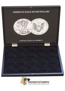 Cofanetto 20 Monete Argento American Eagle in Capsule